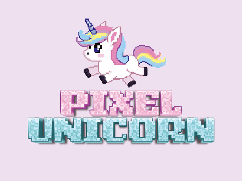 Pixel unicorn