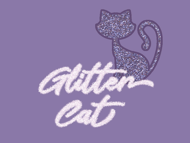 Glitter cat