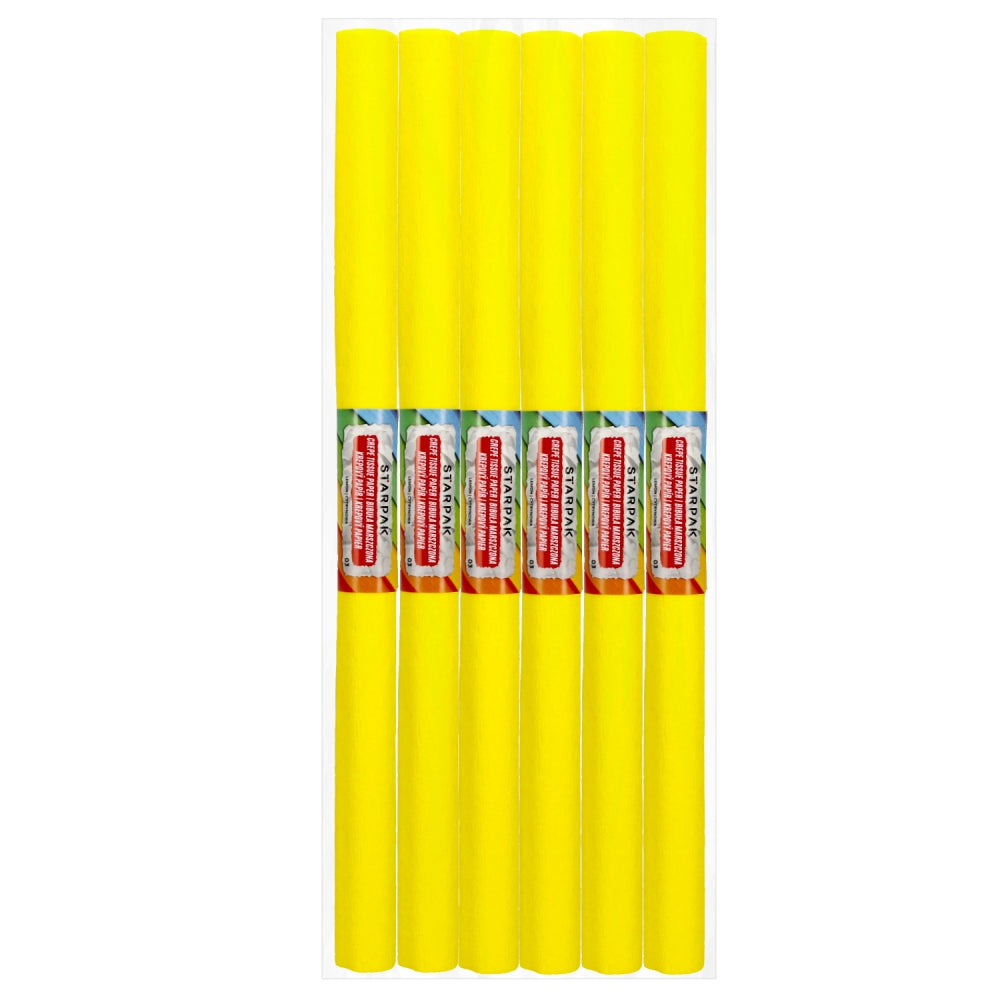 Bibuła marszczona 50x200cm cytrynowa A 10