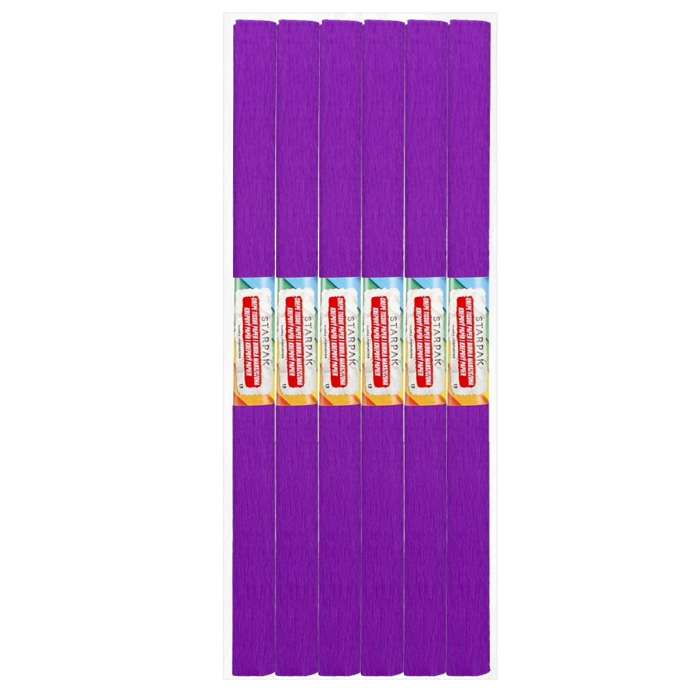 Bibuła marszczona 50x200cm purpurowa A 10