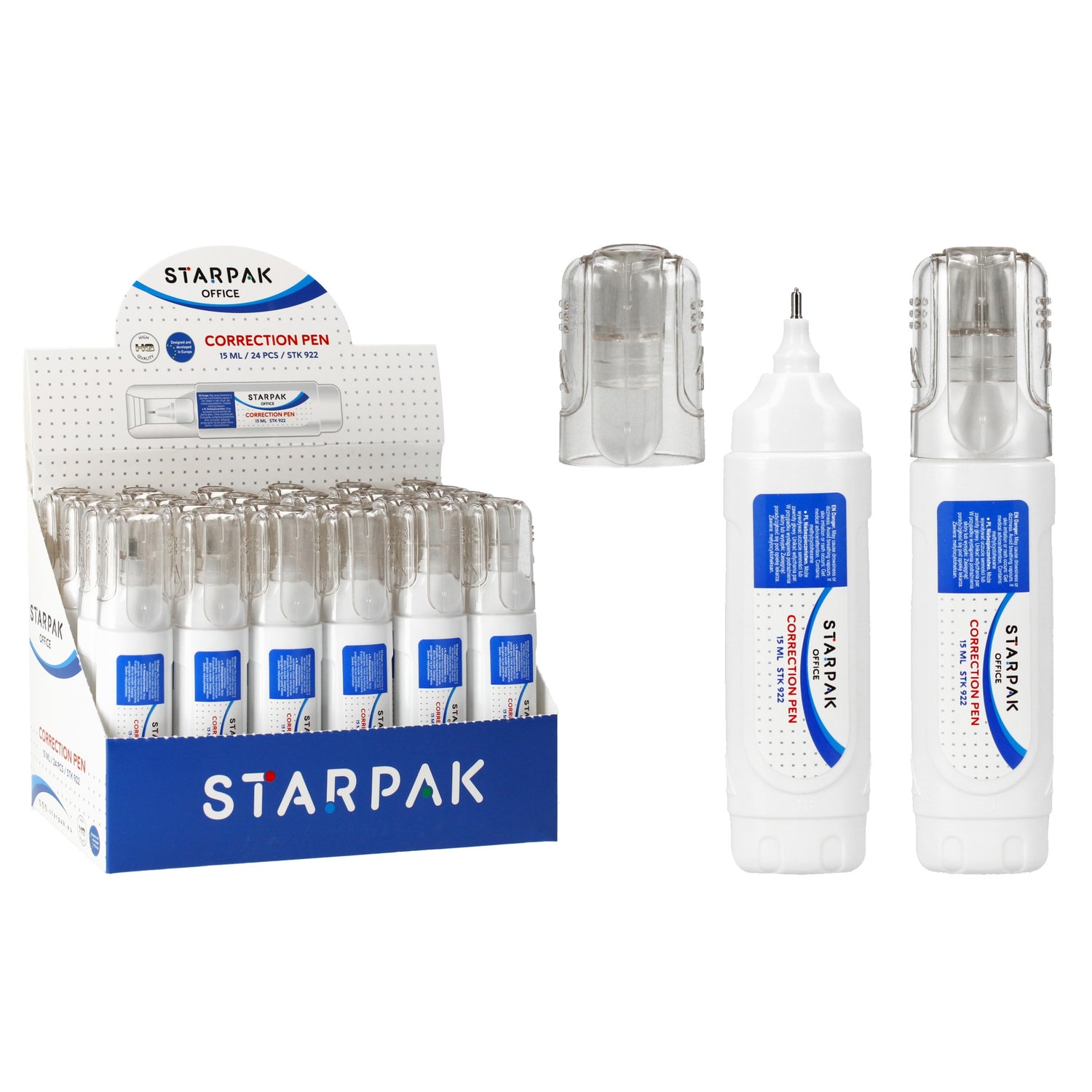 Korektor w piórze 15ml metalowa końcówka display A 24