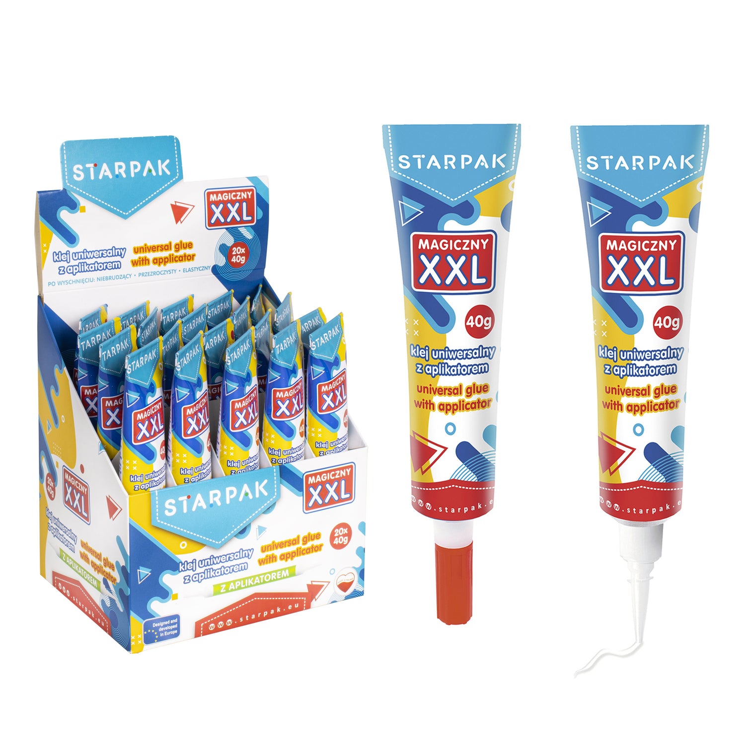 Klej Magiczny XXL z aplikatorem 40g tuba display A 20