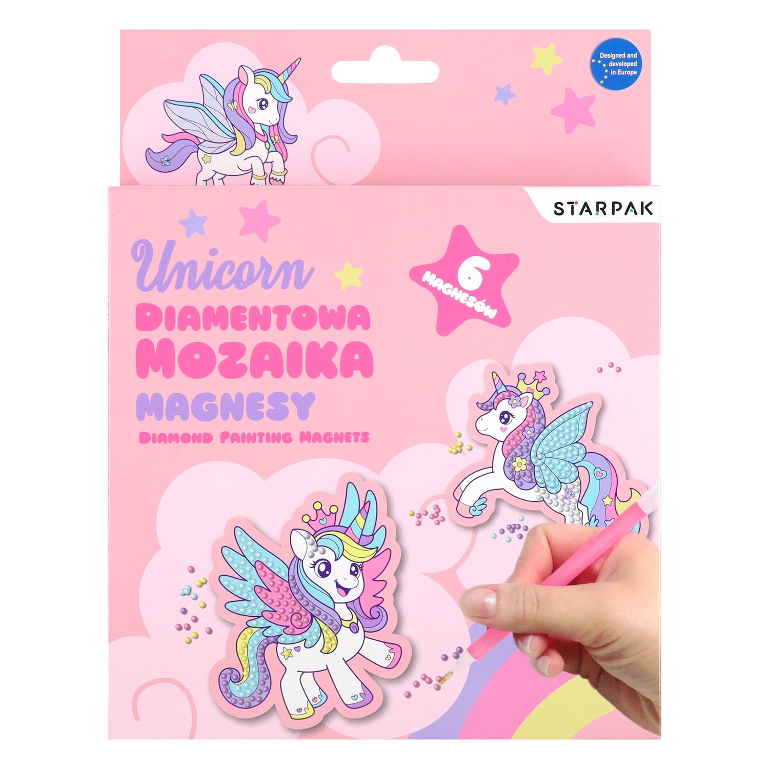 Zestaw kreatywny Mozaika diamentowa Unicorn