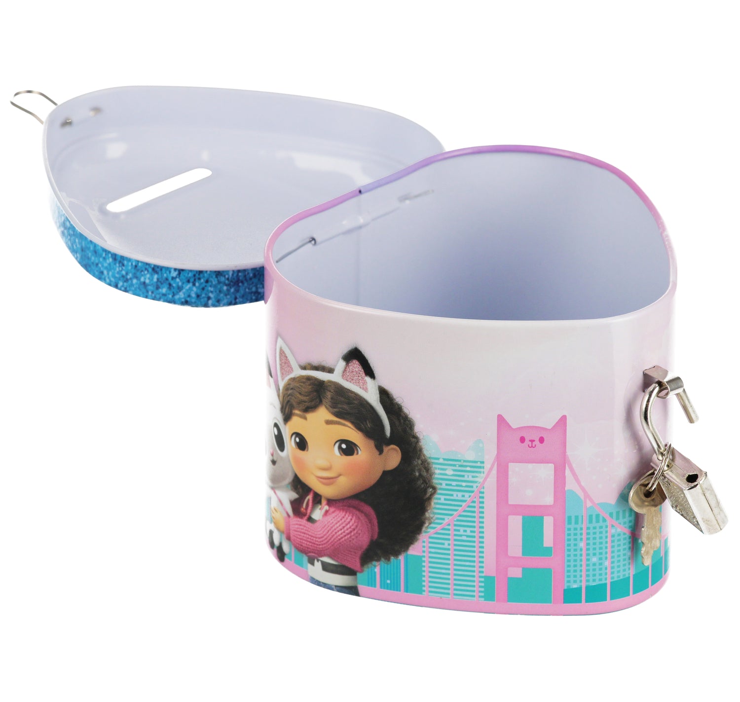 Skarbonka metalowa zamykana serce Gaby s Dollhouse