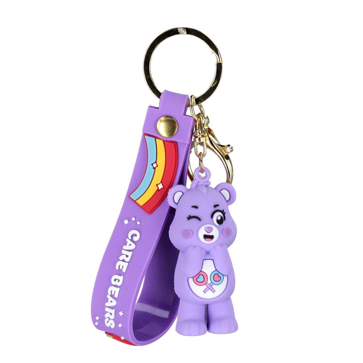 Brelok 3D Care Bears fioletowy