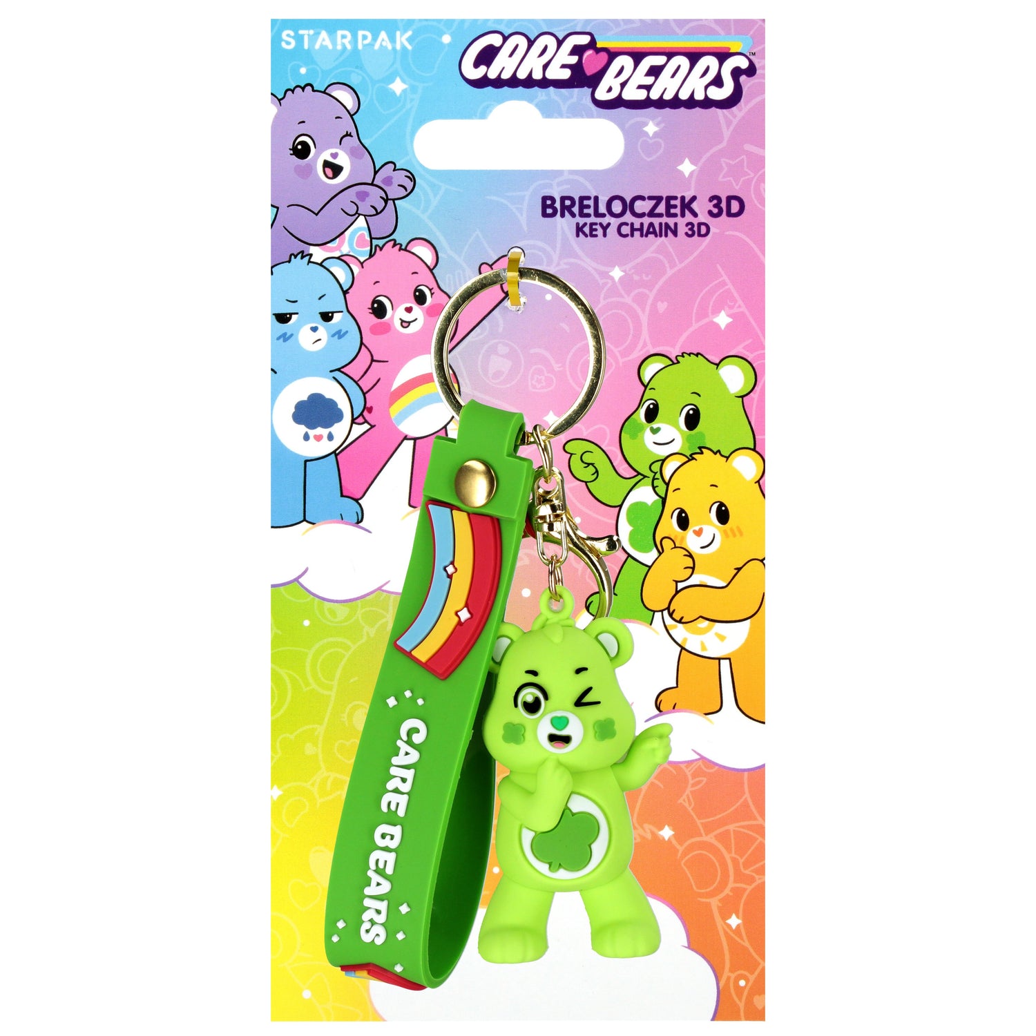 Brelok 3D Care Bears zielony