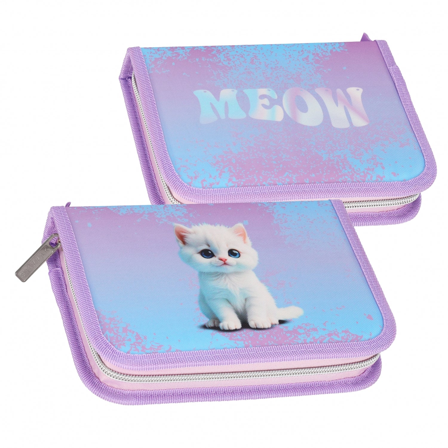 Piórnik 1zamek 2klapki bez wyposażenia Cute Kitty