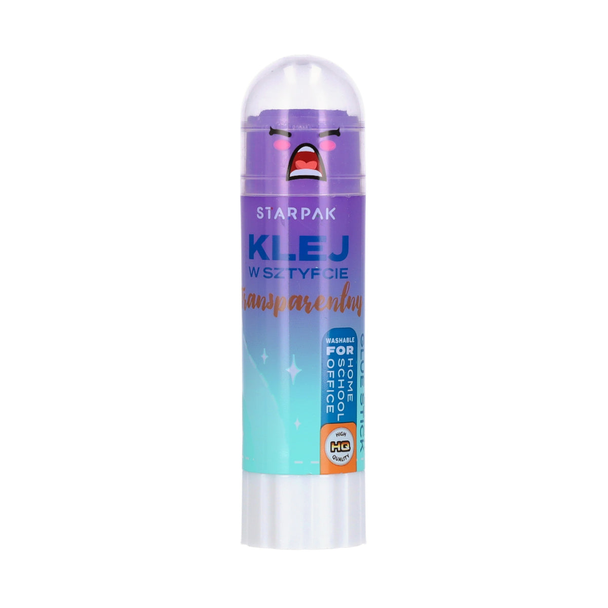 Klej w sztyfcie 15g transparentny kolorowy display A 24 STARPAK 578407