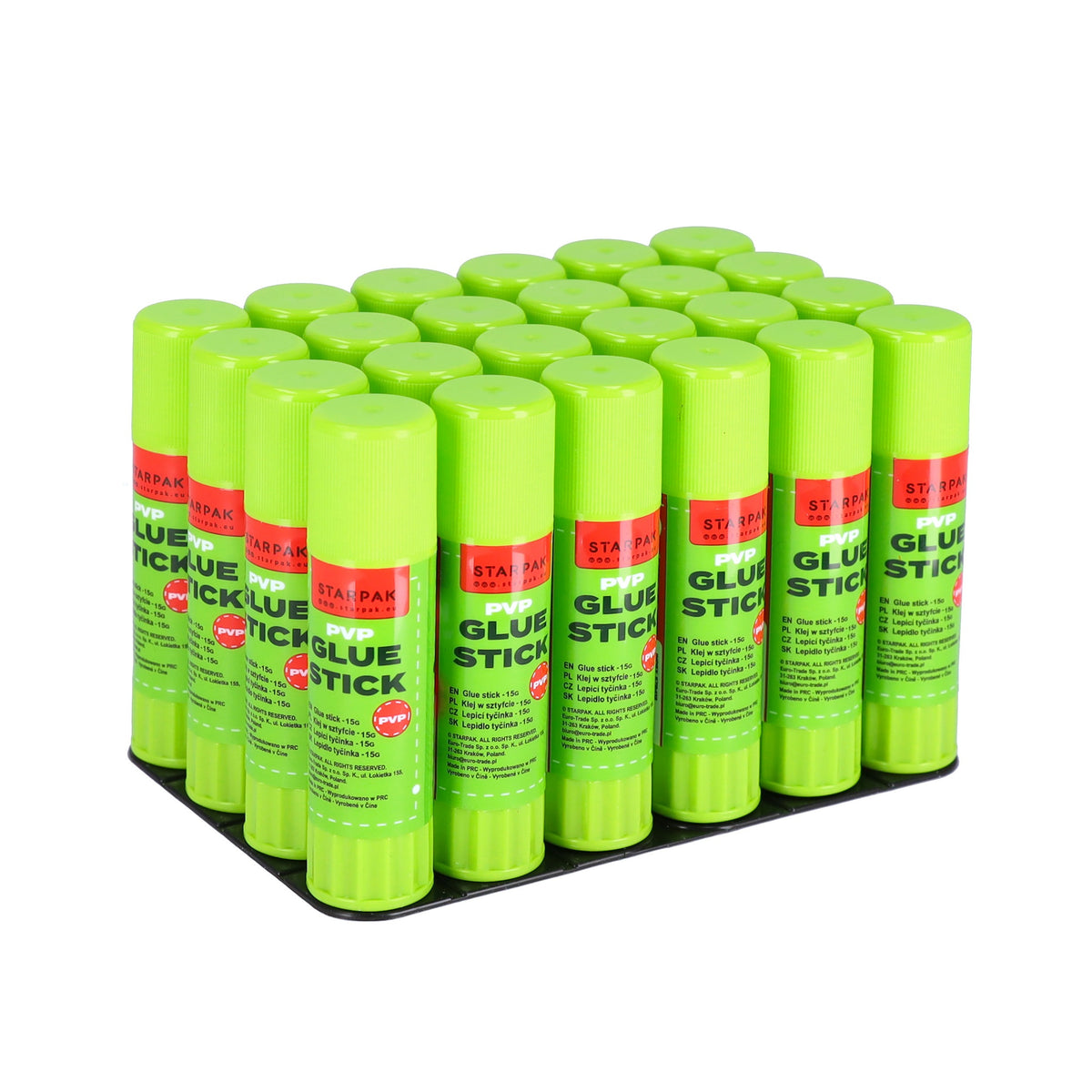 Klej w sztyfcie 15g PVP display A 24 STARPAK 578412