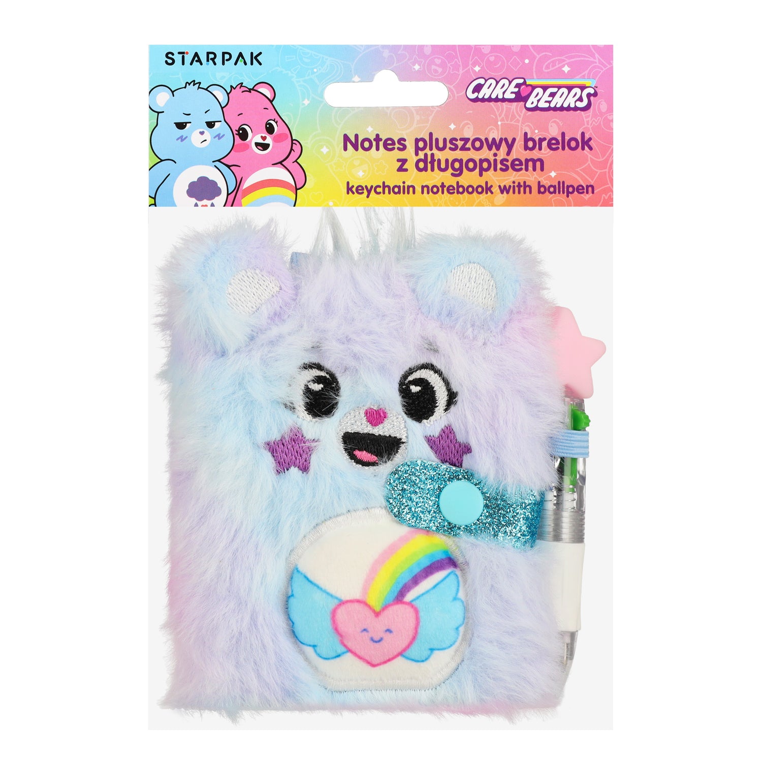 Notes pluszowy brelok Care Bears1