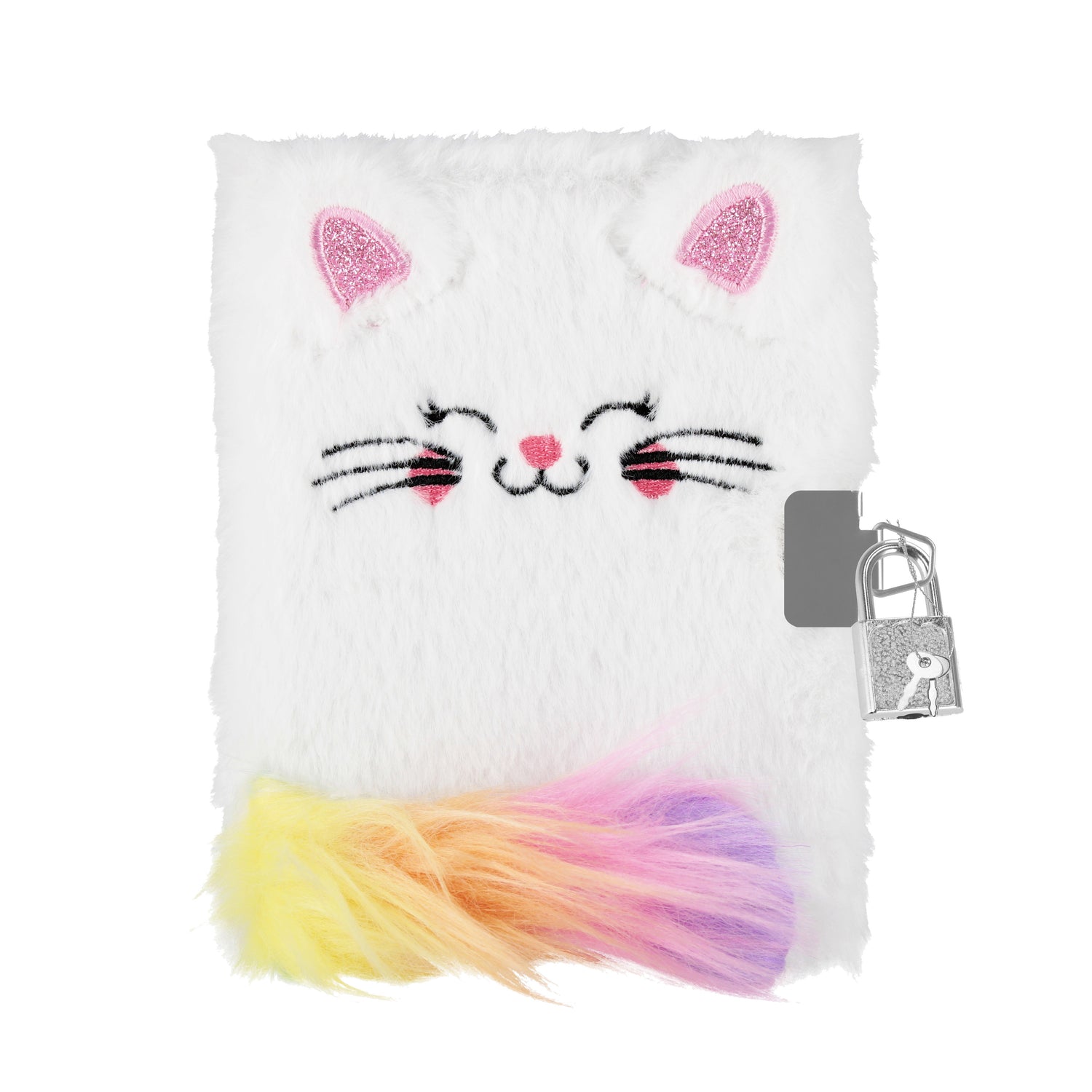 Pamiętnik pluszowy zamykany 12x16/80k Cat
