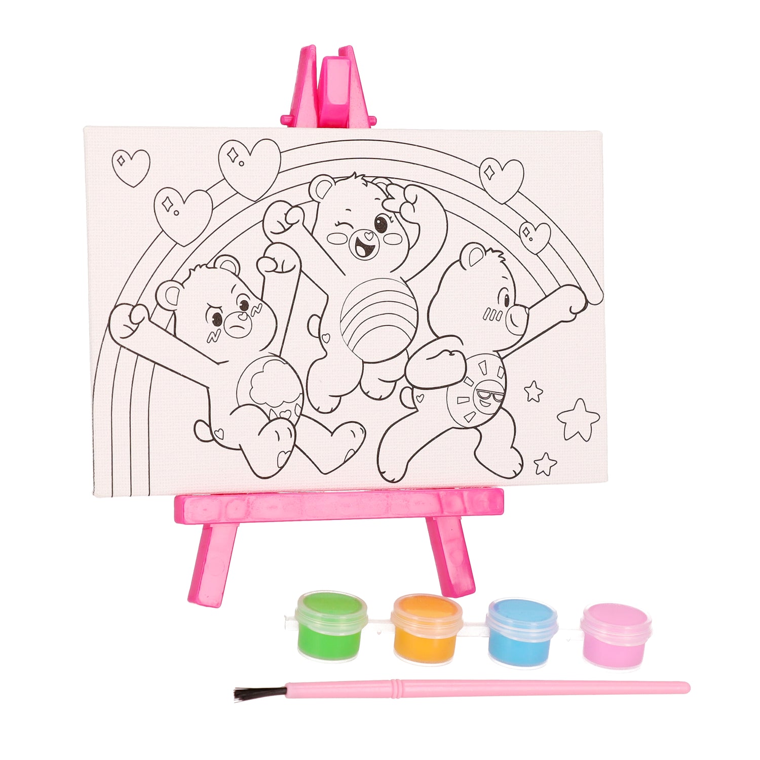 Podobrazie z nadrukiem farby 4 kolory Care Bears