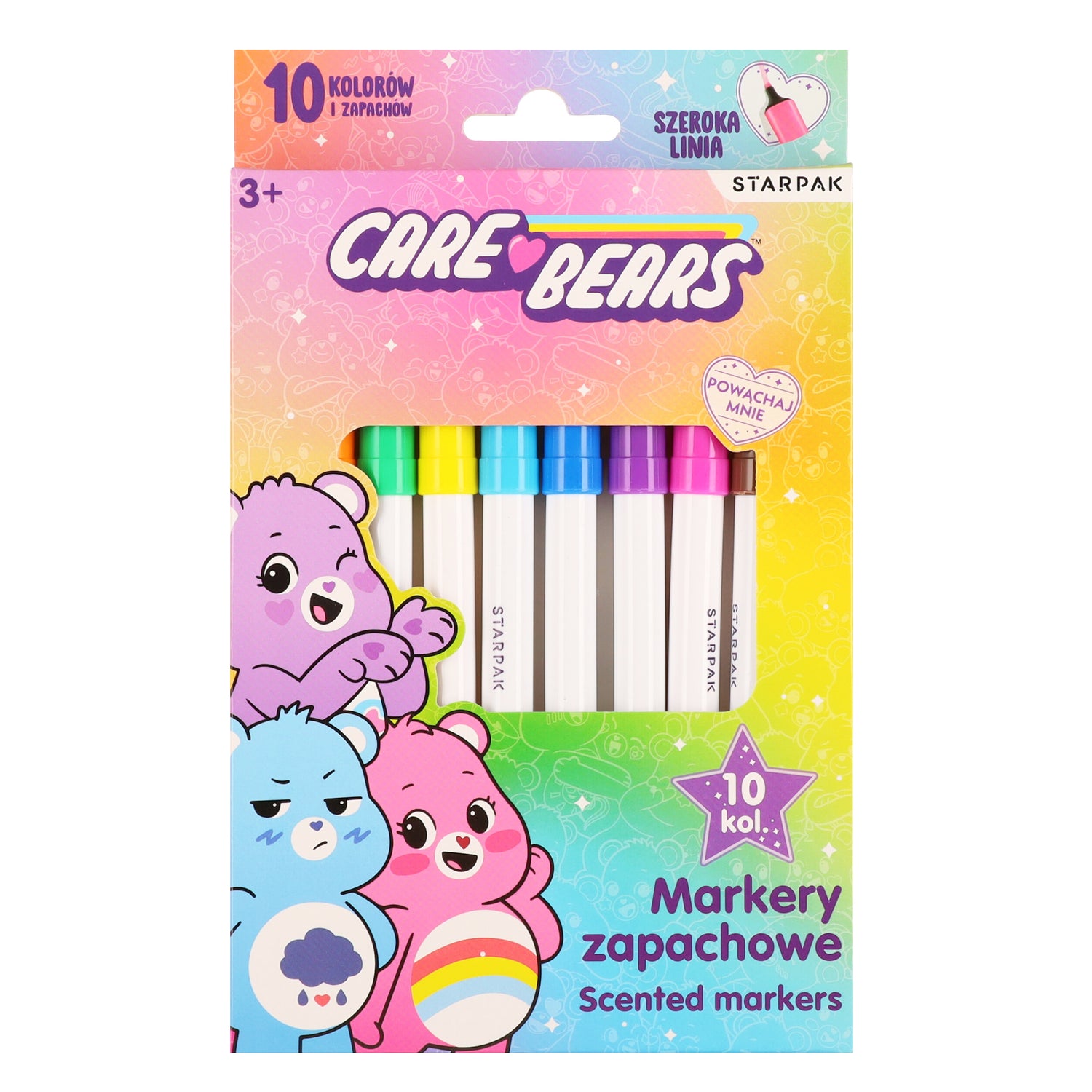 Marker zapachowy 10 kolorów Care Bears