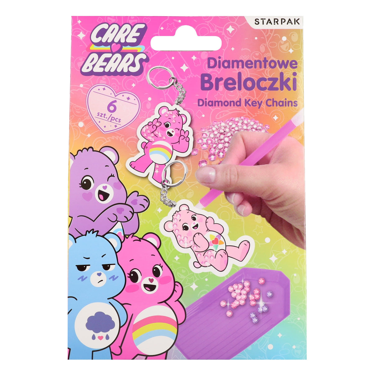 Zestaw kreatywny Brelok mozaika Care Bears