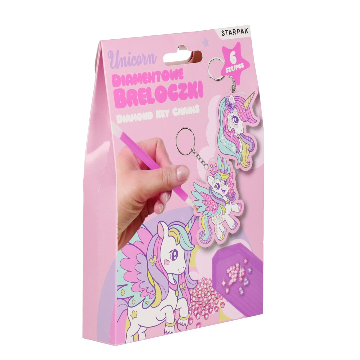 Zestaw kreatywny Brelok mozaika Unicorn