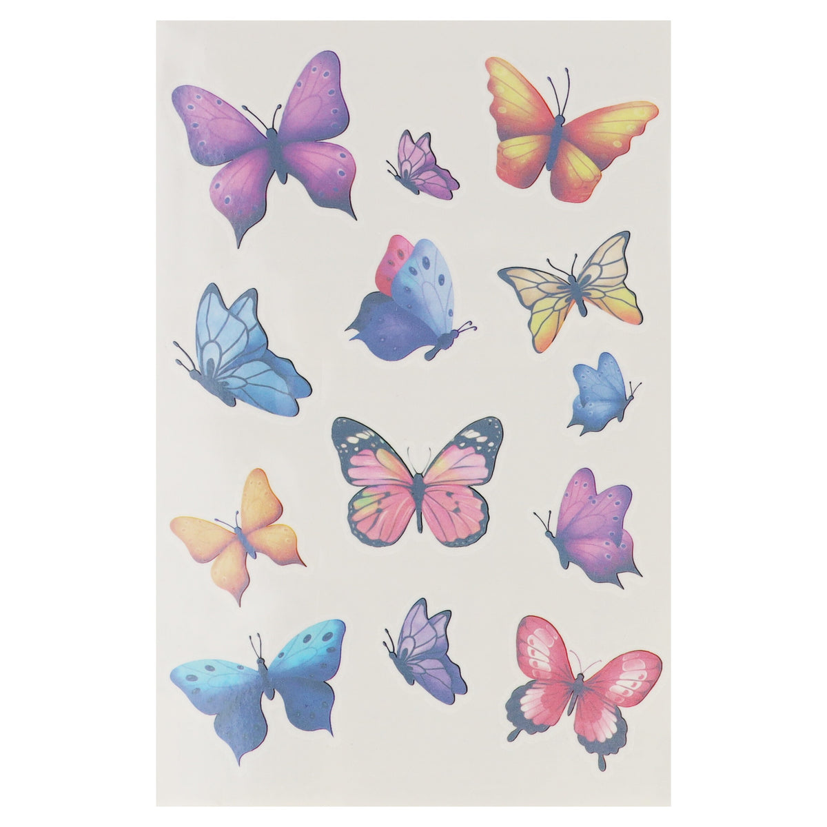 Tatuaże 10x19 cm Motyl