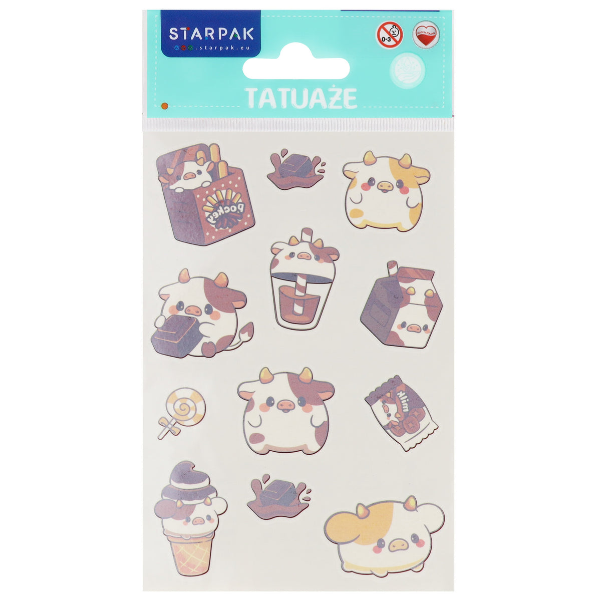 Tatuaże 10x19 cm Kawaii