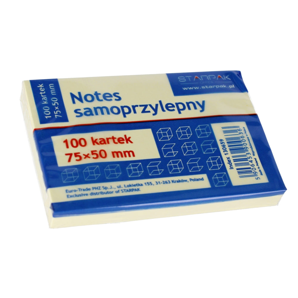 Notes samoprzylepny 50x75/100k A 12
