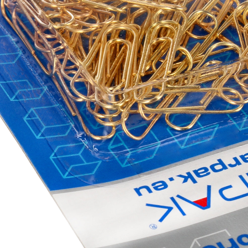 Golden metal paper clip 28 50 pcs