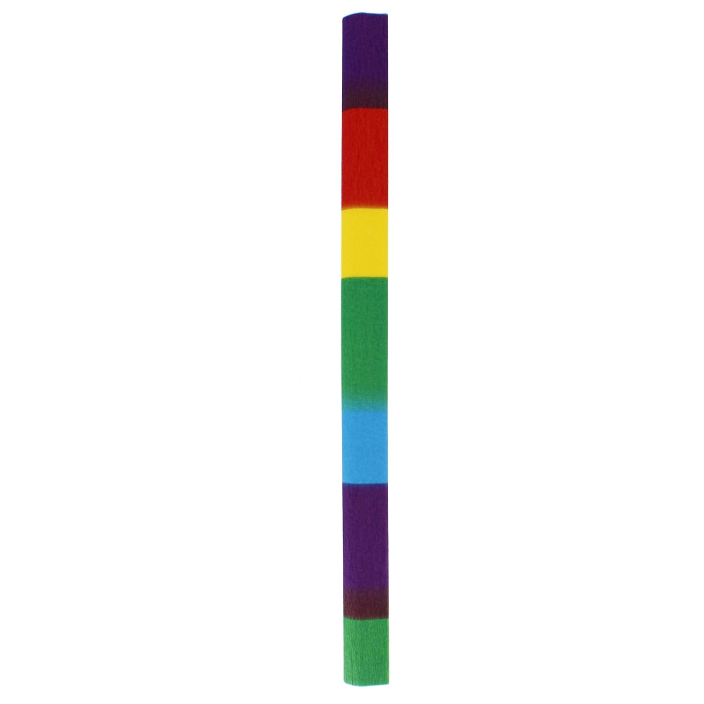 Bibuła marszczona 50x200cm tęcza mix kol A 10