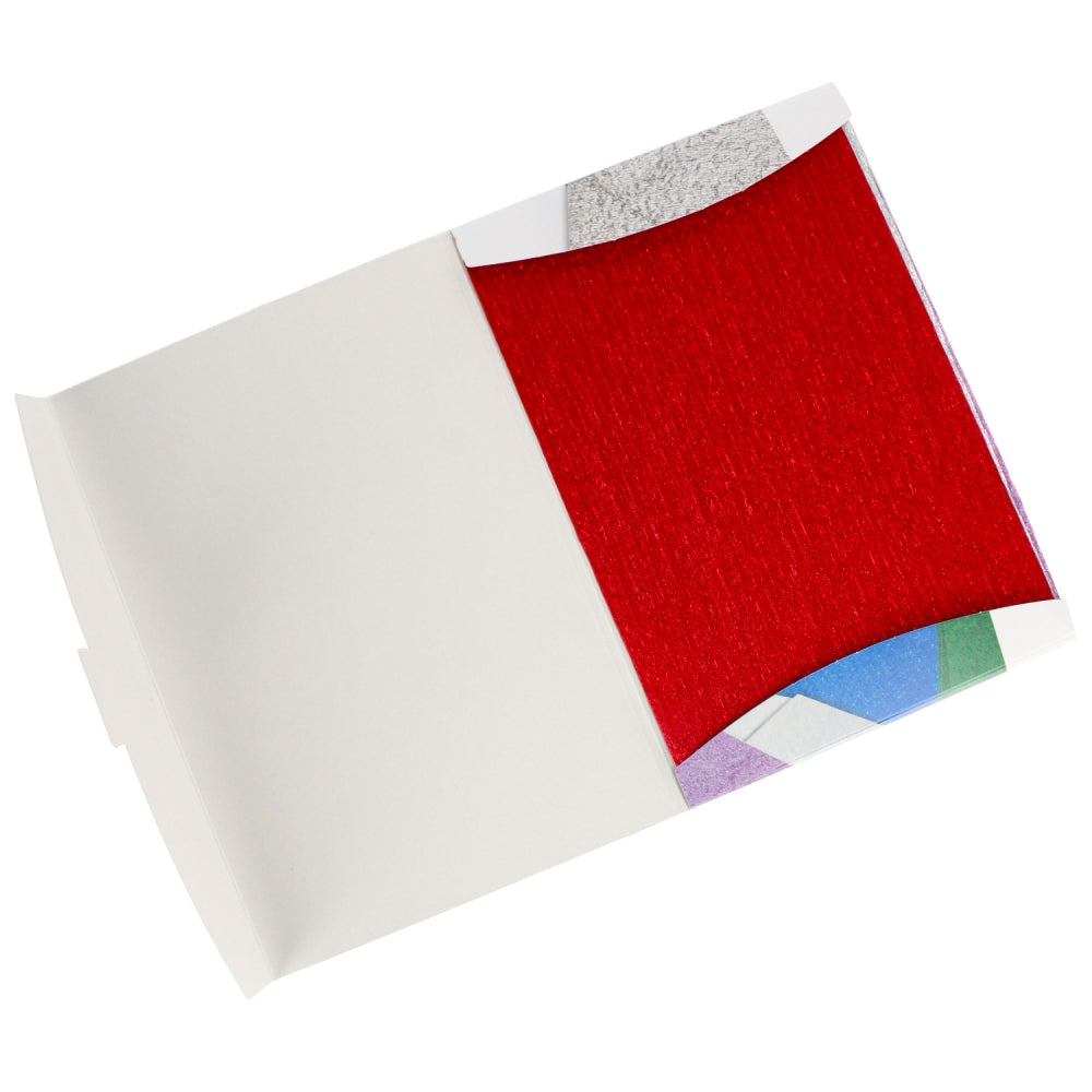 Papier krepowany metalizowany C5 6 kolorów