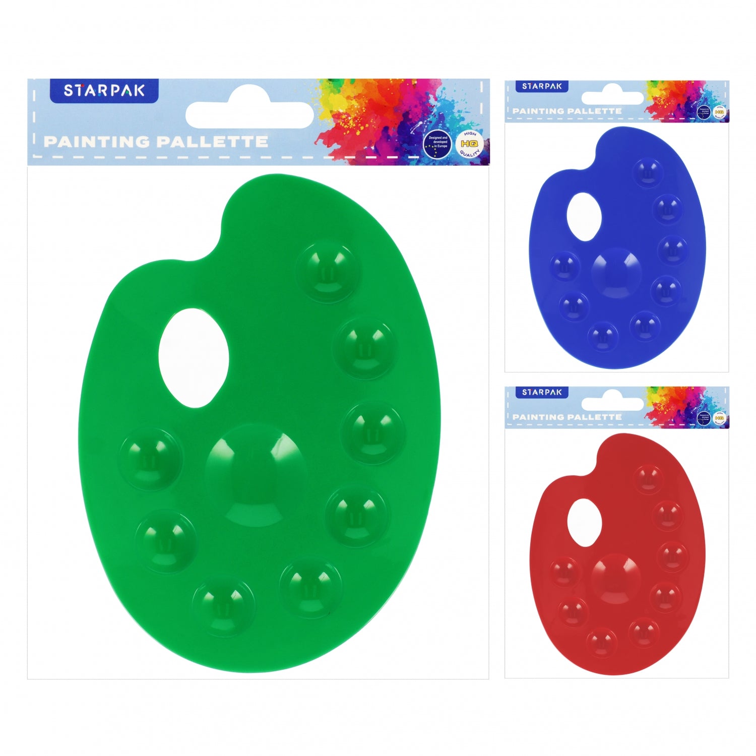 Paleta do farb owalna mix kolor