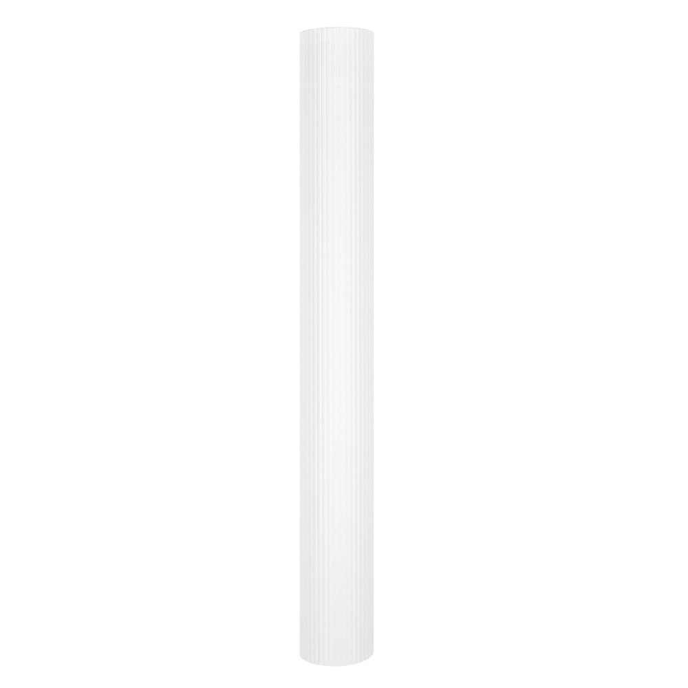 Corrugated cardboard B2 white in a roll