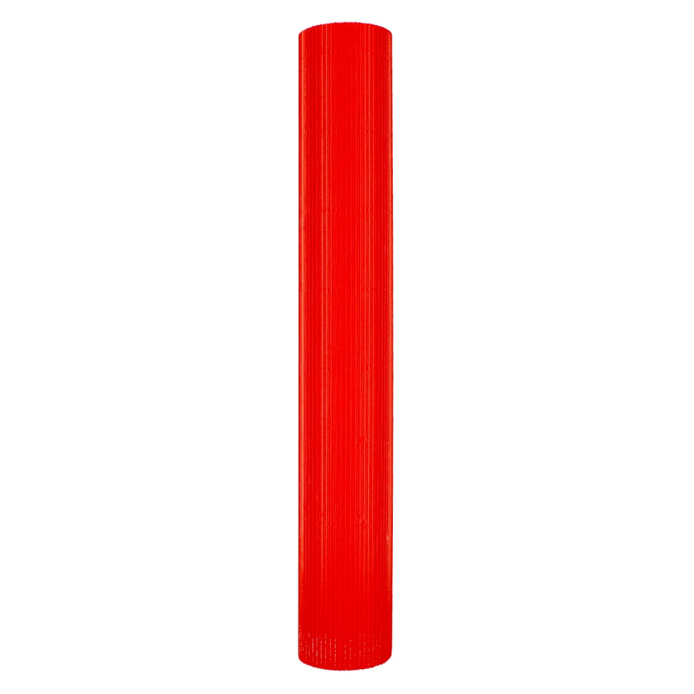 Corrugated cardboard B2 red on a roll