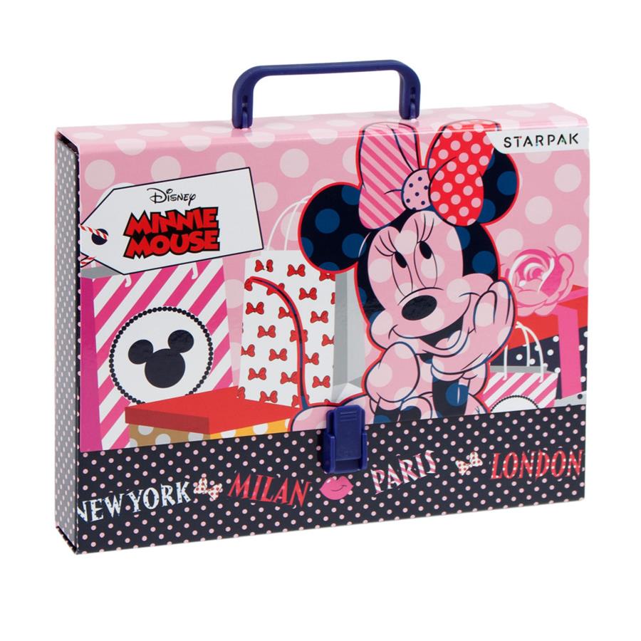 A4/5 Minnie Mouse Folder with Handle