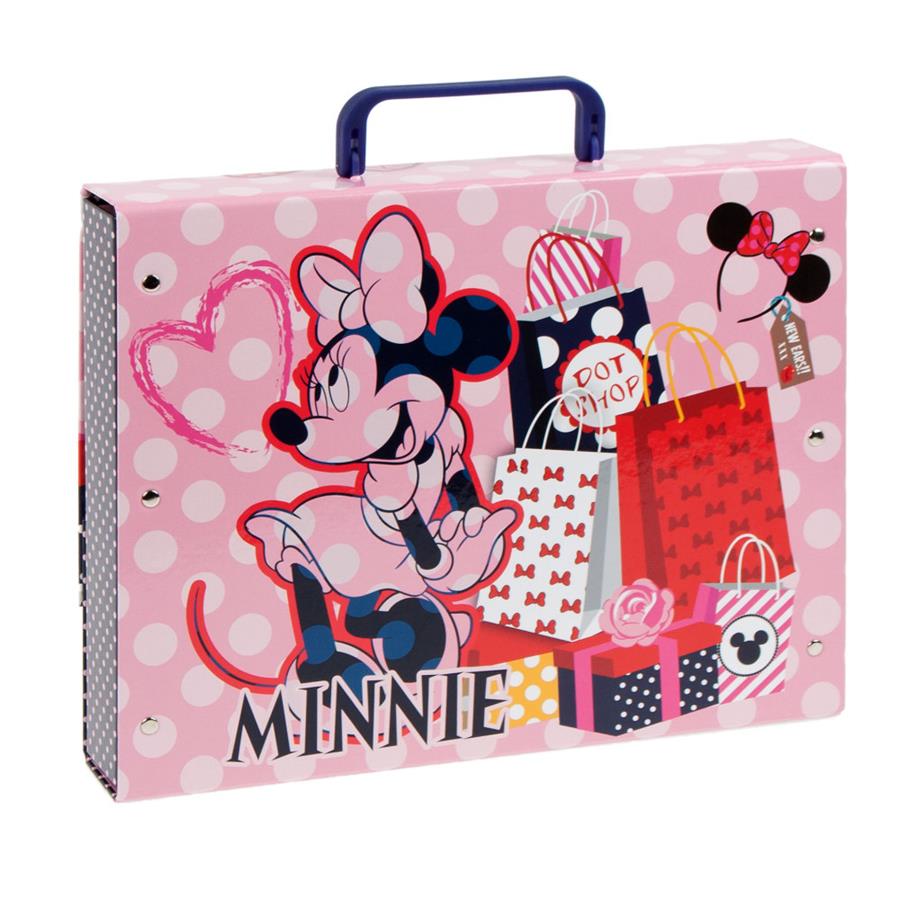 A4/5 Minnie Mouse Folder with Handle