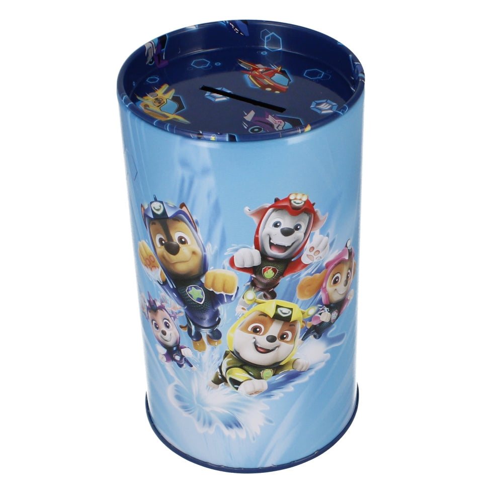 Metal round Paw Patrol piggy bank