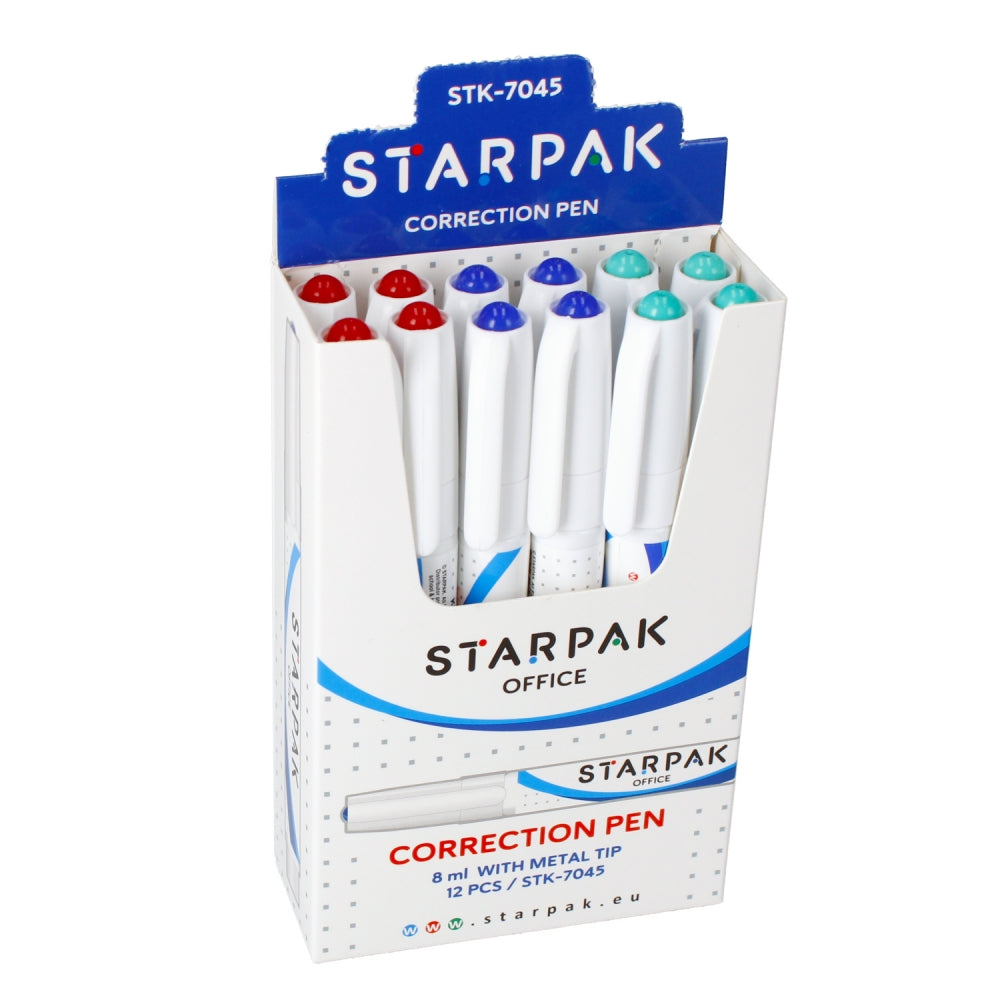 Korektor w piórze 8ml metalowa końcówka display A 12