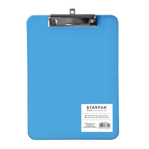 Clipboard A4 plastikowy niebieski