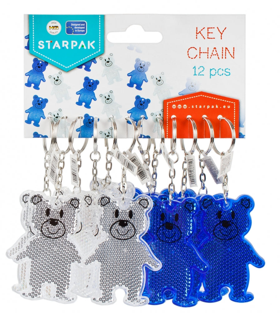 Brelok odblaskowy Miś