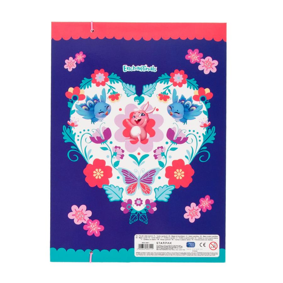 A4 Enchantimals Folder with Elastic Band