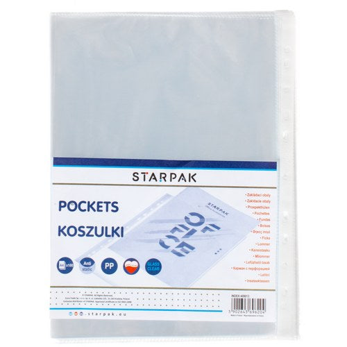 Koszulka PP A4 krystaliczna 40mic 100szt