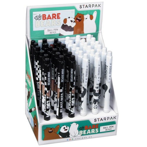 Długopis automatyczny z gripem We Bare Bears