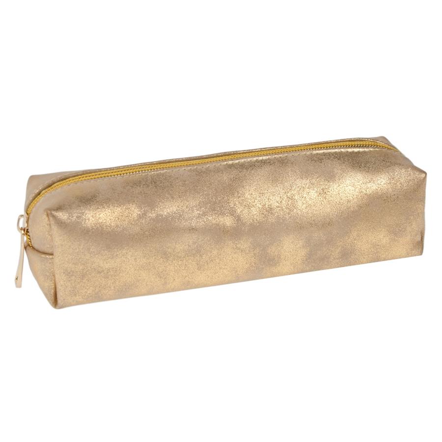 Piórnik tuba kwadratowa Golden mix