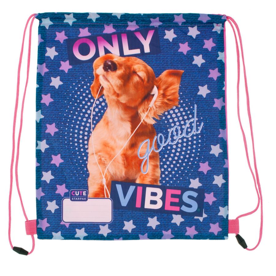 Good Vibes Shoulder School Bag