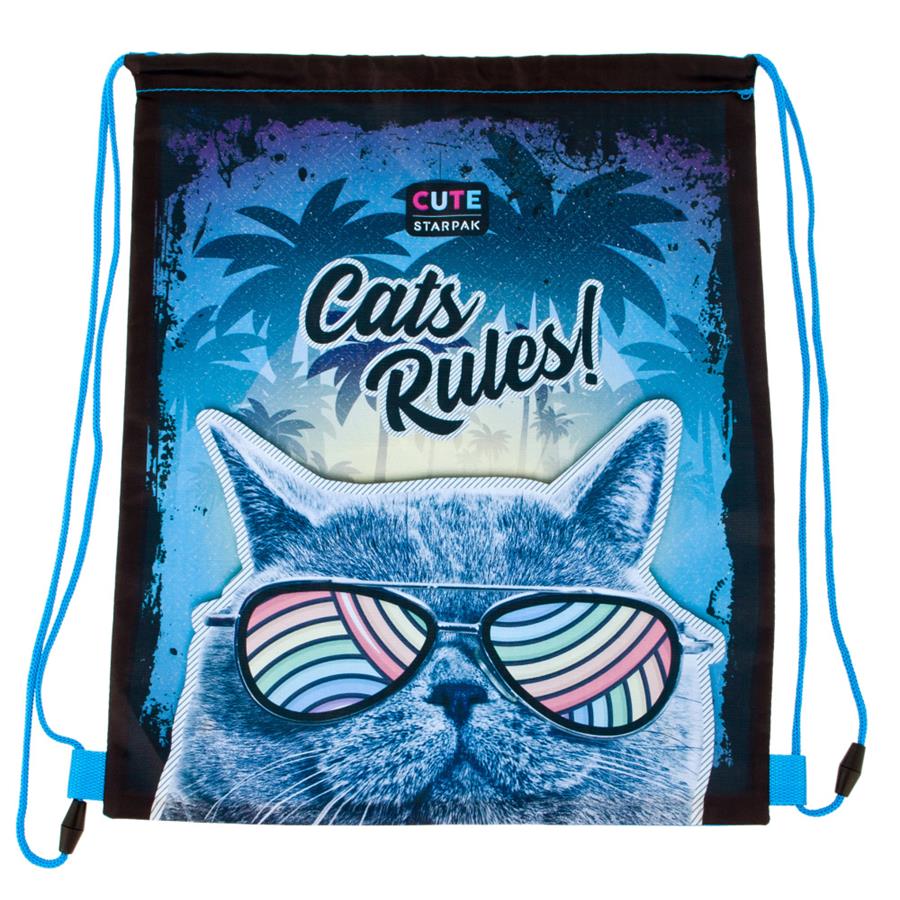 Cat Rules Shoe Bag