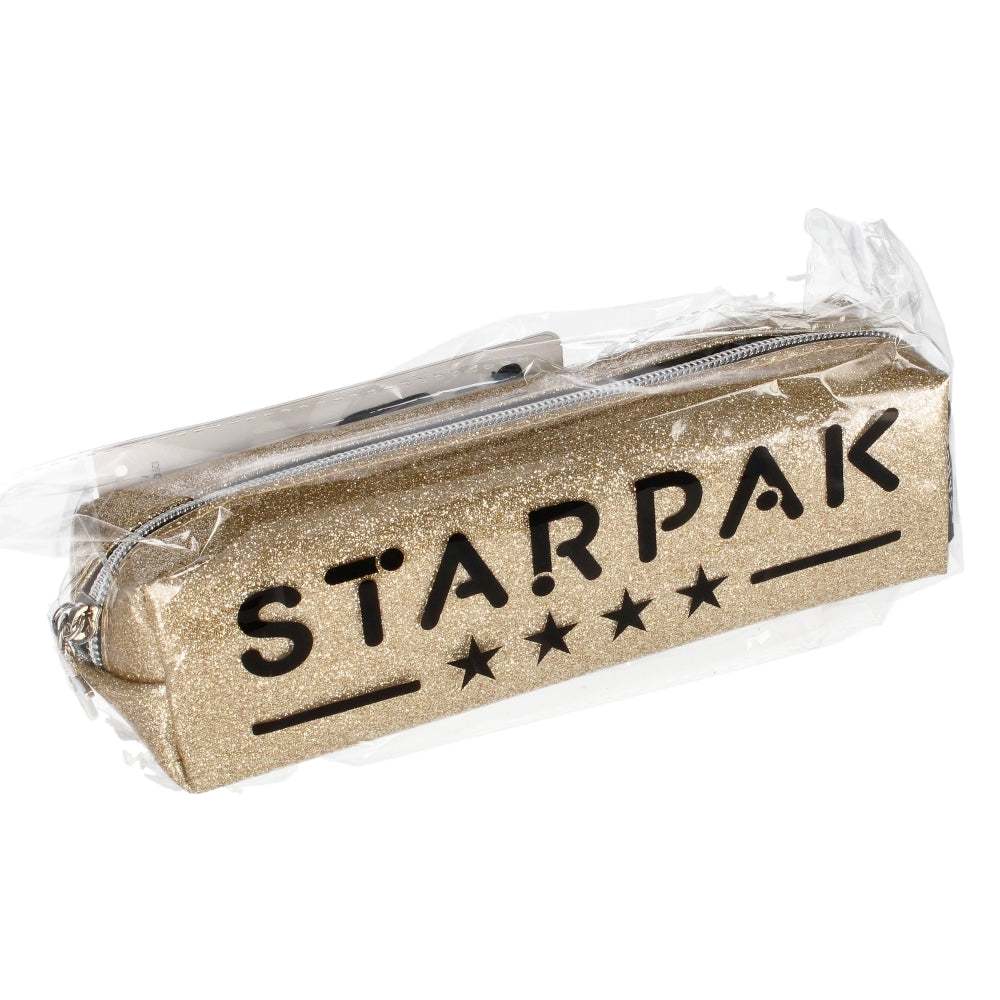 Piórnik saszetka 1zamek Star złoto