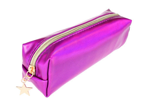 Piórnik saszetka 1zamek Sparkle fiolet