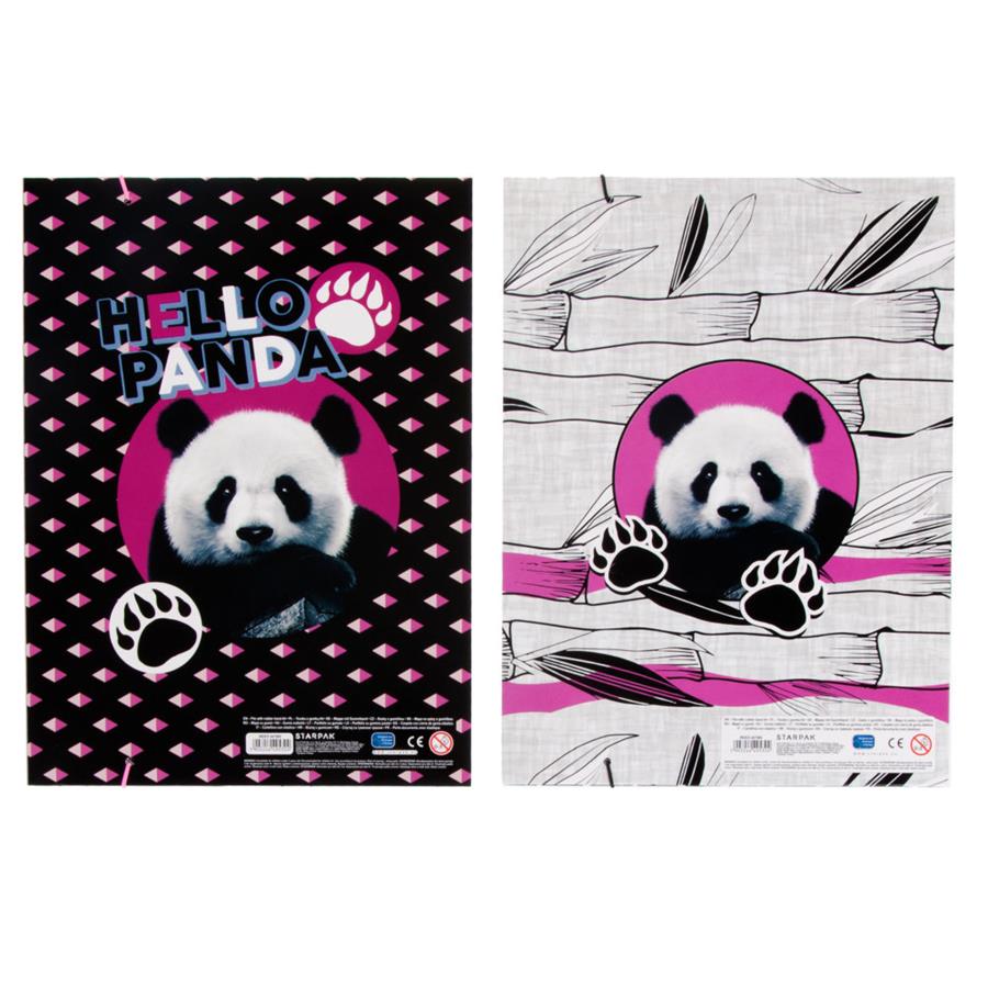 Elastic folder PAP A4 Panda FOL 10/100