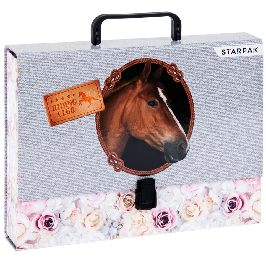 Portfolio with Handle A4 Horses