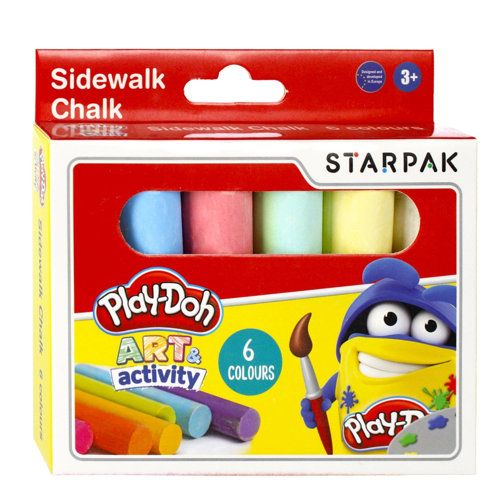 Kreda chodnikowa 6 kolorów Jumbo Play-Doh