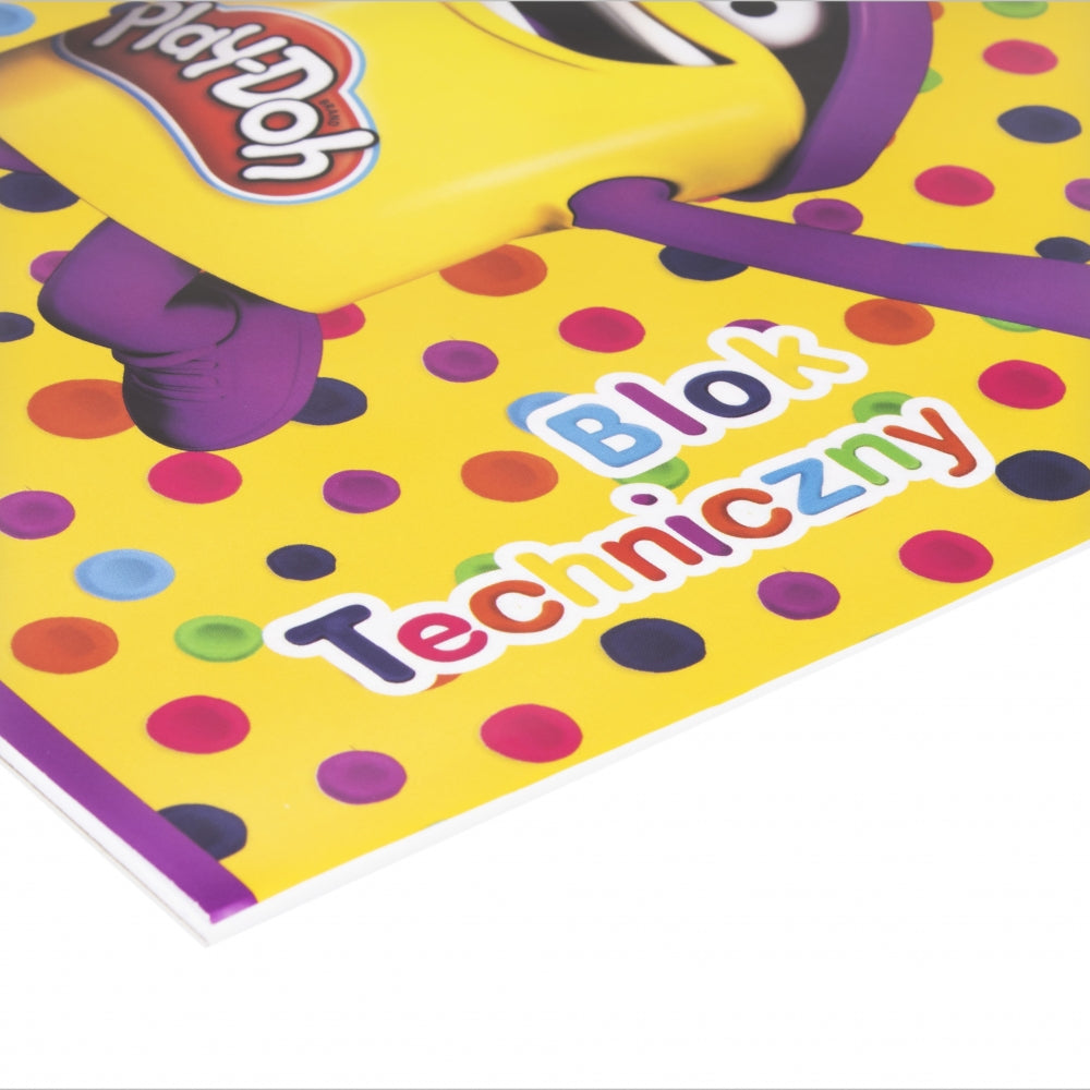 Blok techniczny A4/10k biały Play-Doh