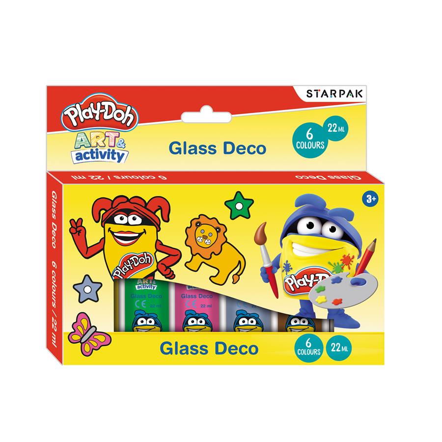 Farby witrażowe 6 kolorów 22ML Play-Doh