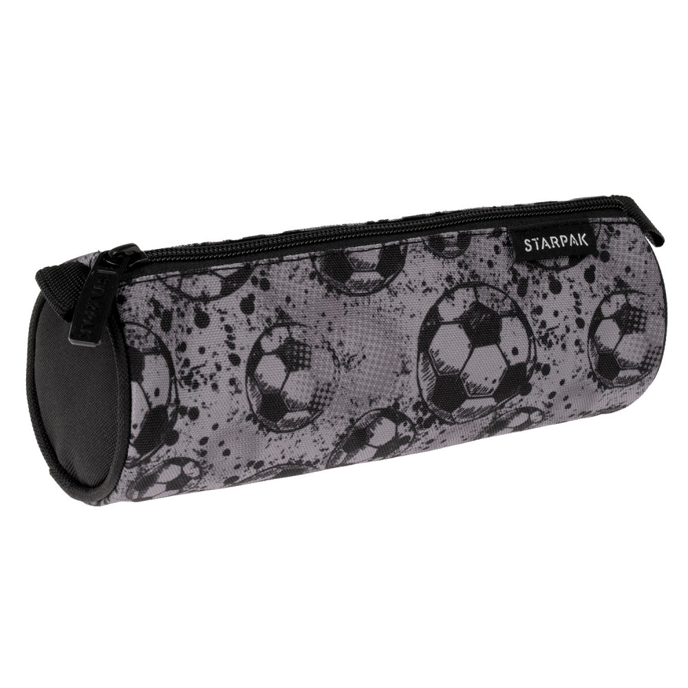 Football Grey Tube Pencil Case