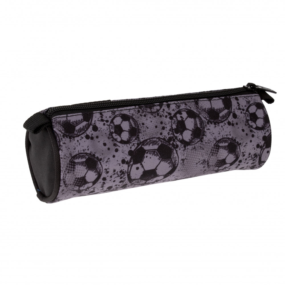 Football Grey Tube Pencil Case