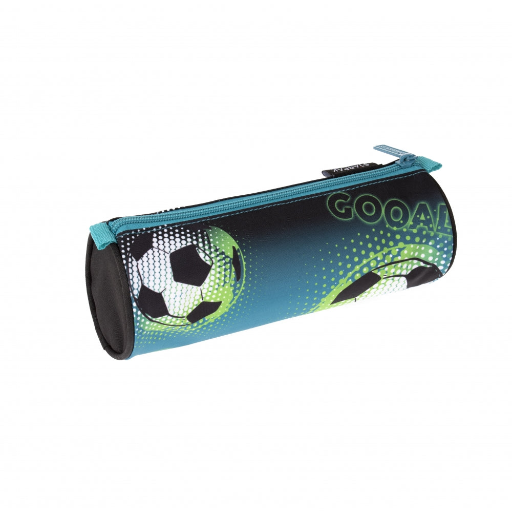 Pencil case tube 1 zipper Football